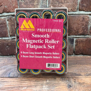 Marianna Professional Smooth Magnetic Roller Flat Pack Set 240 Piece Hair Sealed